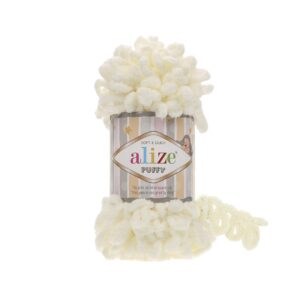 ALIZE PUFFY – 62 Light Cream Puffy
