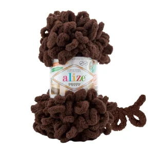 ALIZE PUFFY - 153 Dark brown